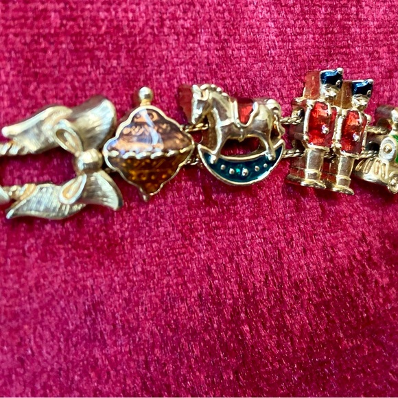 Vintage Slide Bracelet Avon Christmas - Picture 3 of 8